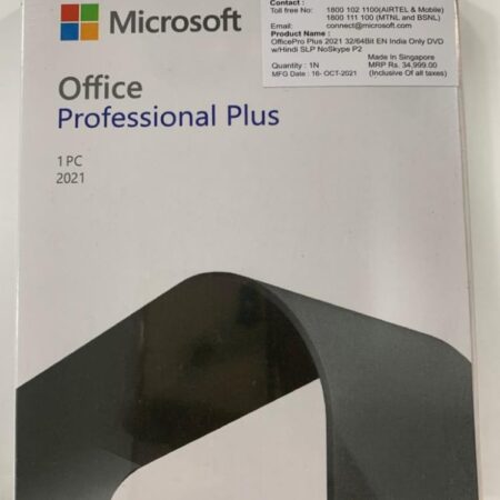 Office Professional Plus 2021 Box Pack License